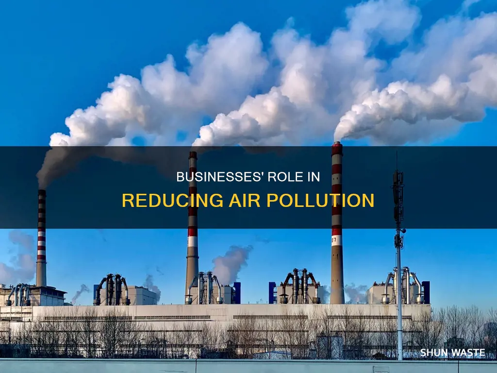 how businesses can reduce air pollution