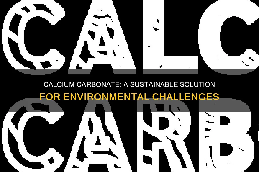 how calcium carbonate can help the environment