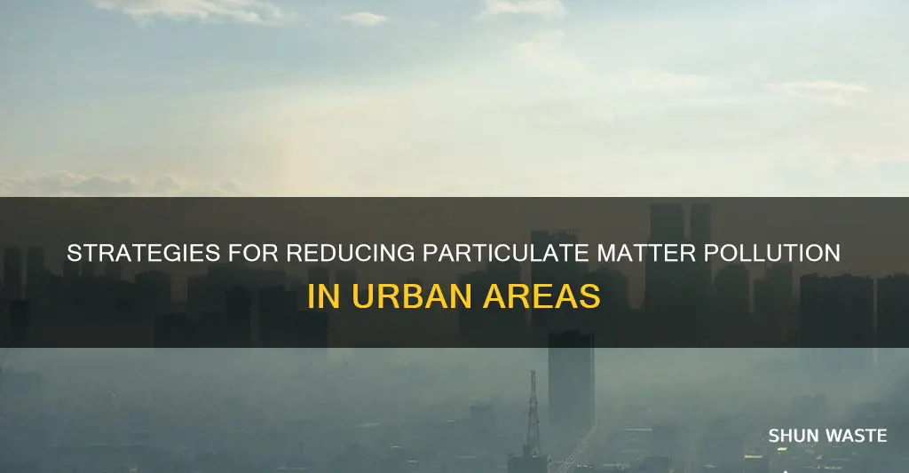 how can a city particulate matter air pollution