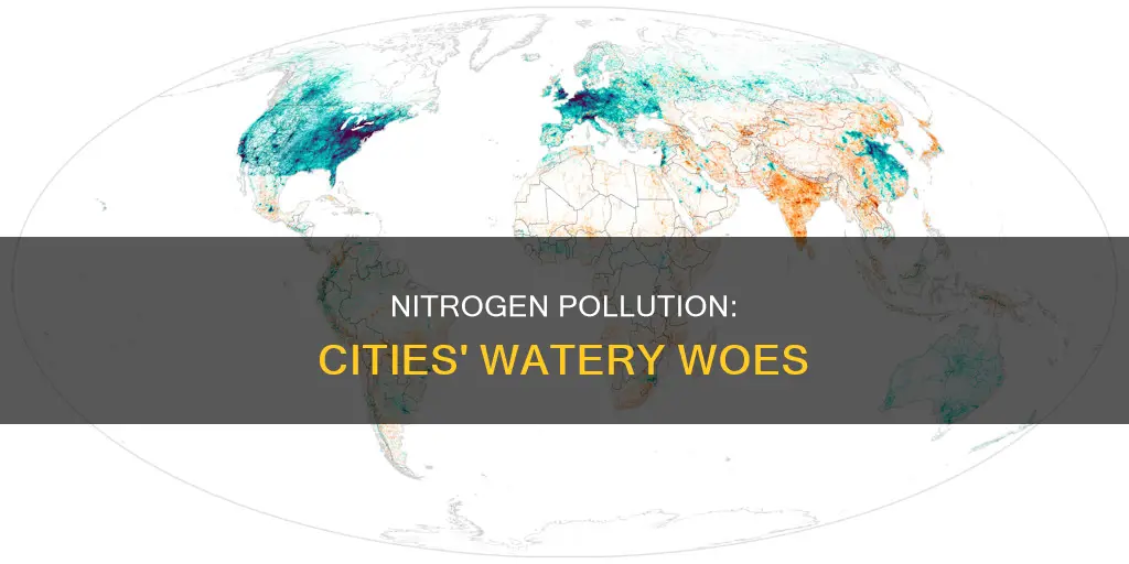 how can a city pollute water in nitrogen