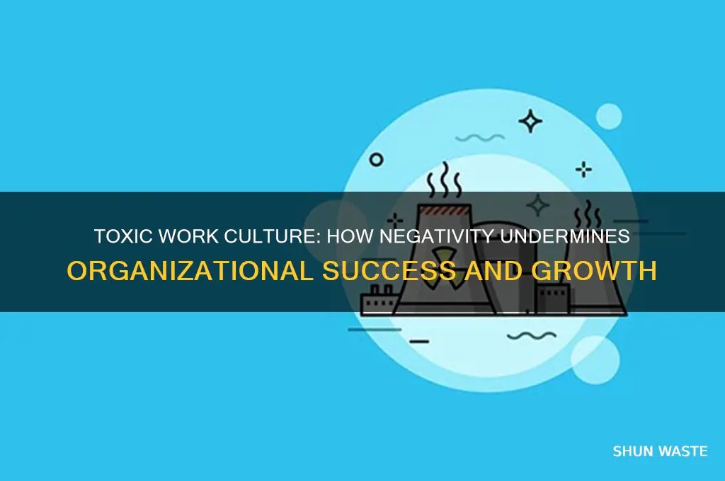 how can a negative work environment hurt an organization