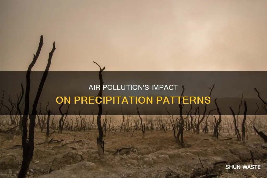 how can air pollution affect precipitation