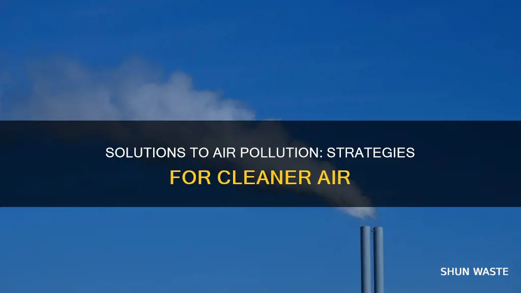 how can air pollution be fixed