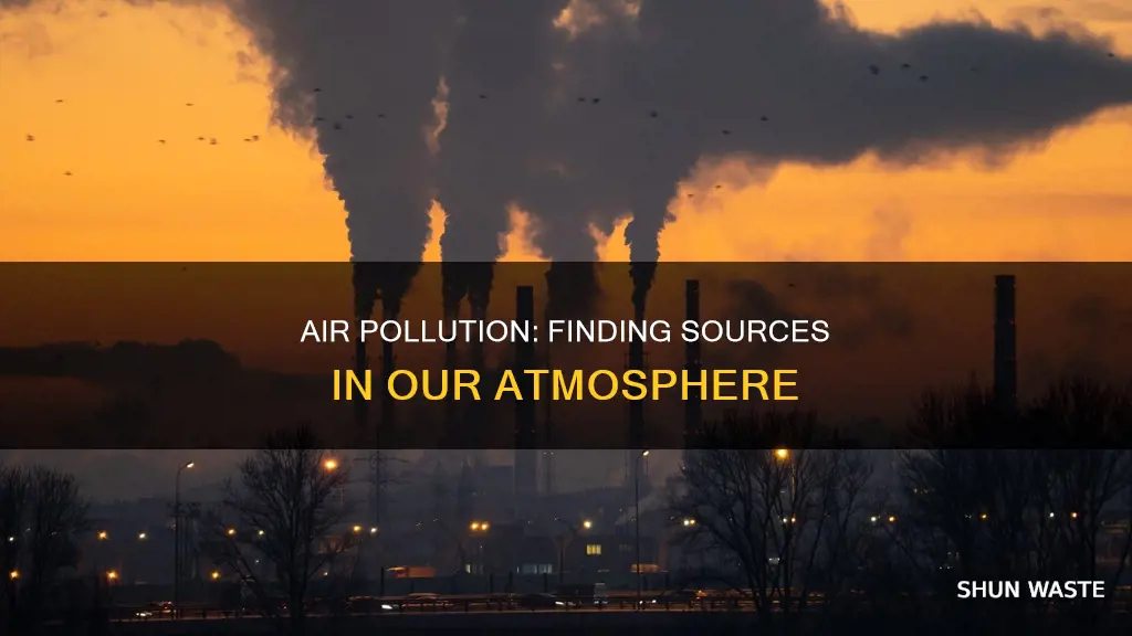 how can air pollution be found in our atmosphere