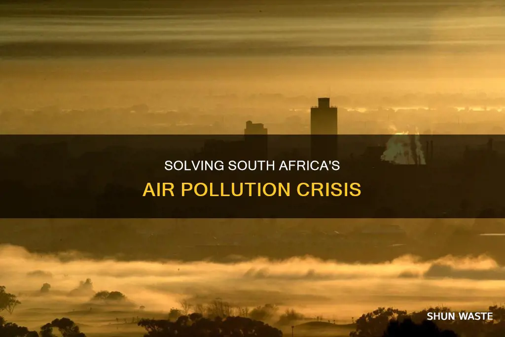 how can air pollution be solved in south africa