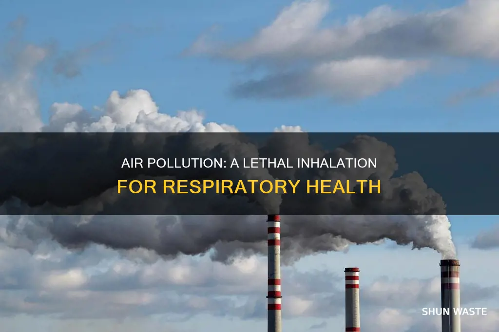 how can air pollution cause respitory problems