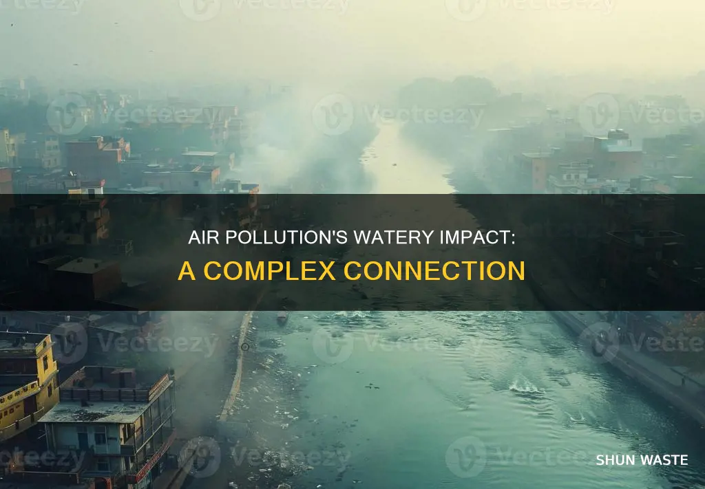 how can air pollution lead to water pollution