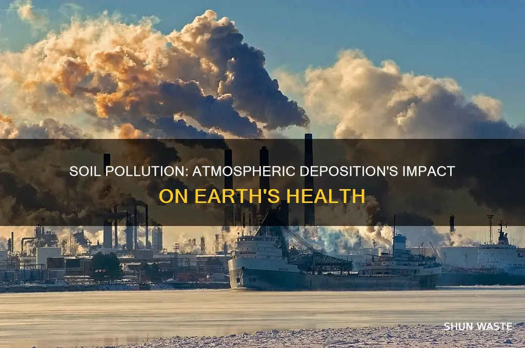 how can atmospheric deposition pollute soils