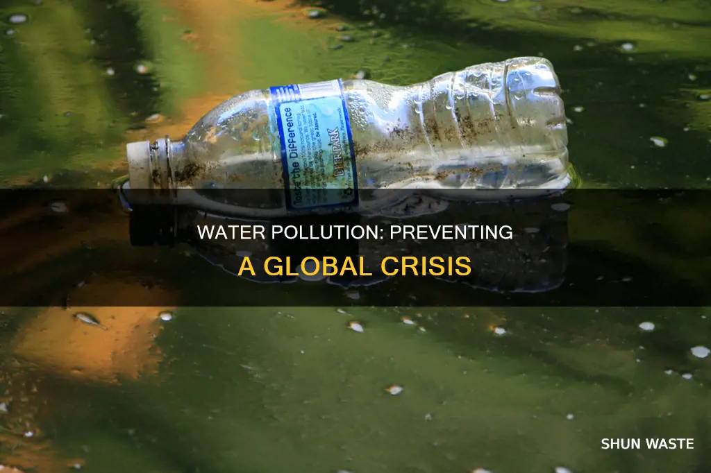 how can avoid water pollution