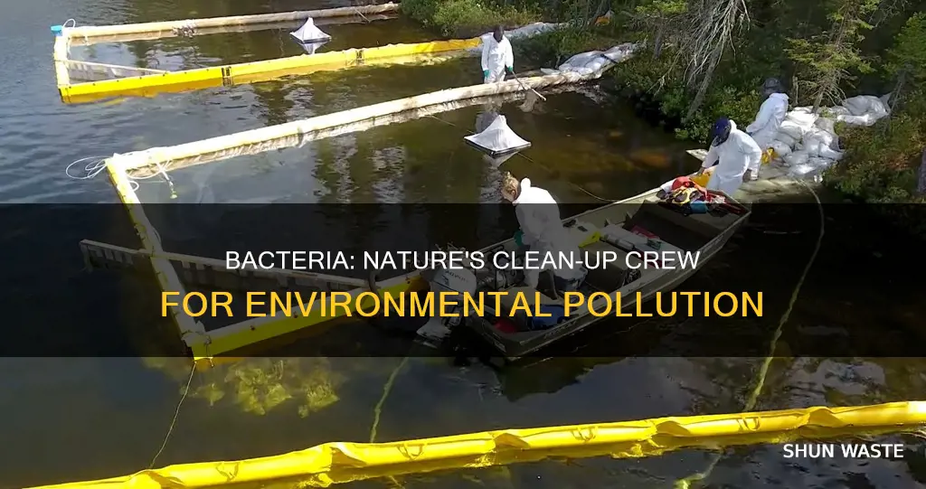 how can bacteria be used to clean up pollutants