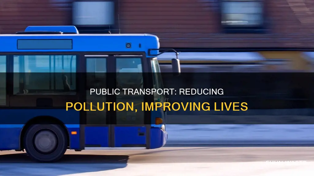 how can better public transport facilities help in reducing pollution