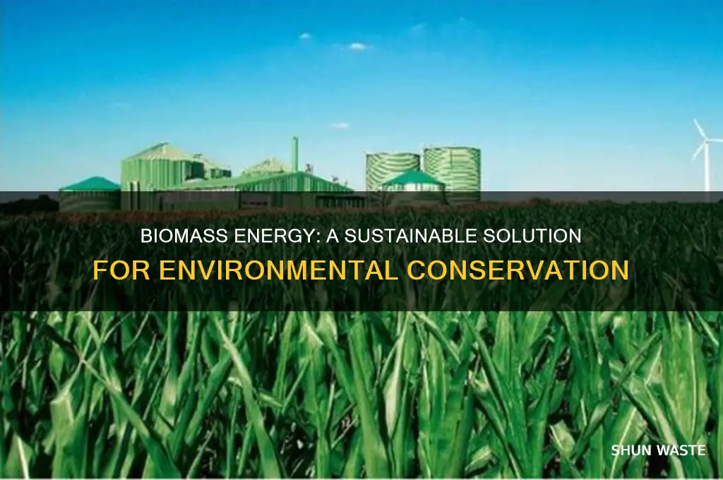 how can biomass energy help the environment
