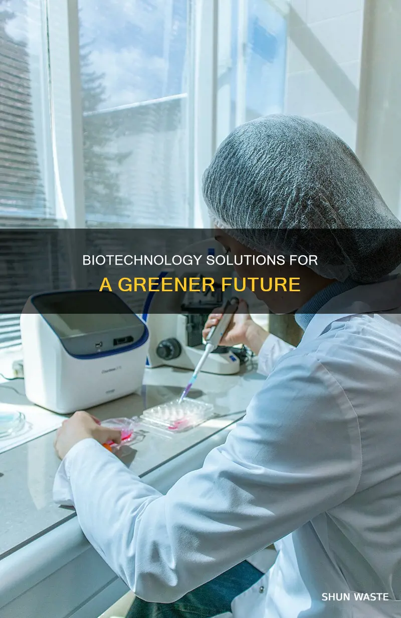 how can biotechnology help in reducing environmental pollution