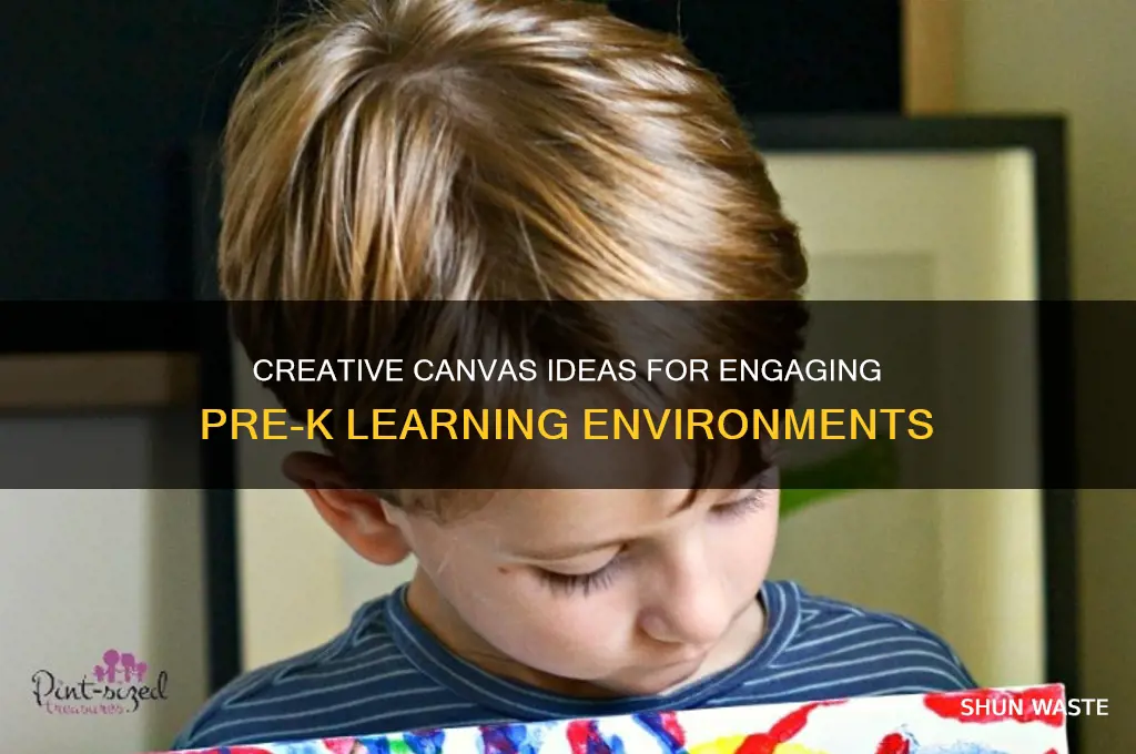 how can canvas be used in a pre-k environment