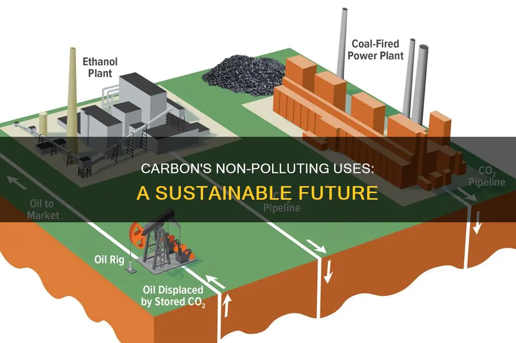 how can carbon be used in non pollutant way