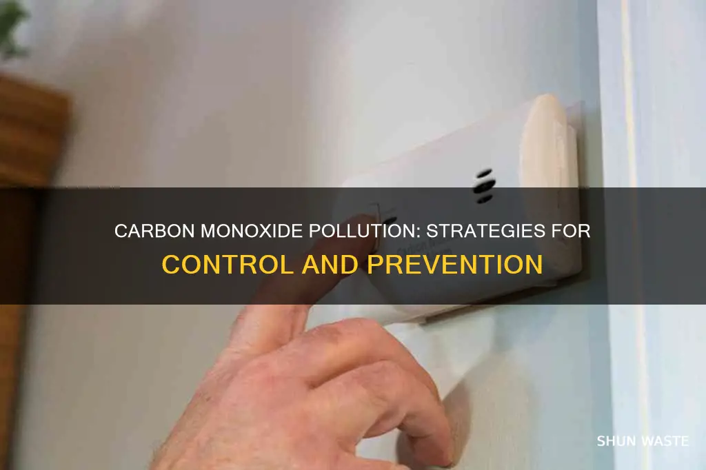 how can carbon monoxide pollution be control