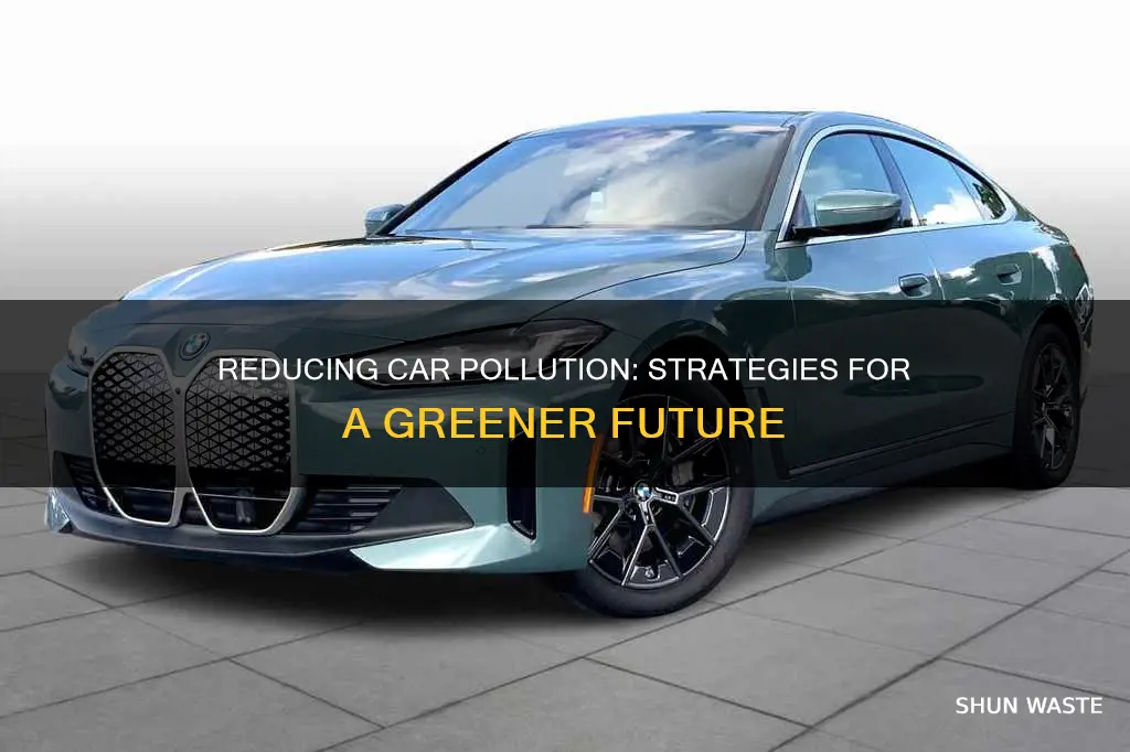 how can cars produce less pollution