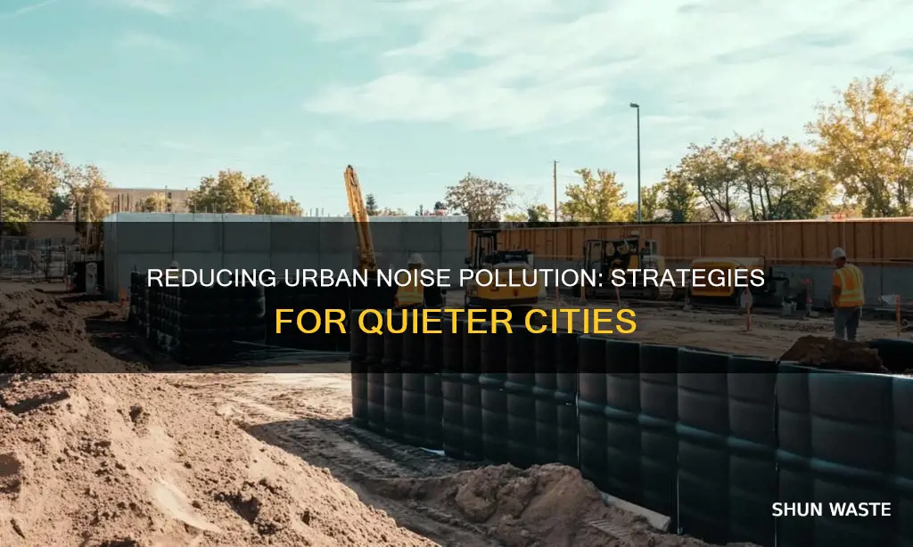 how can cities reduce noise pollution