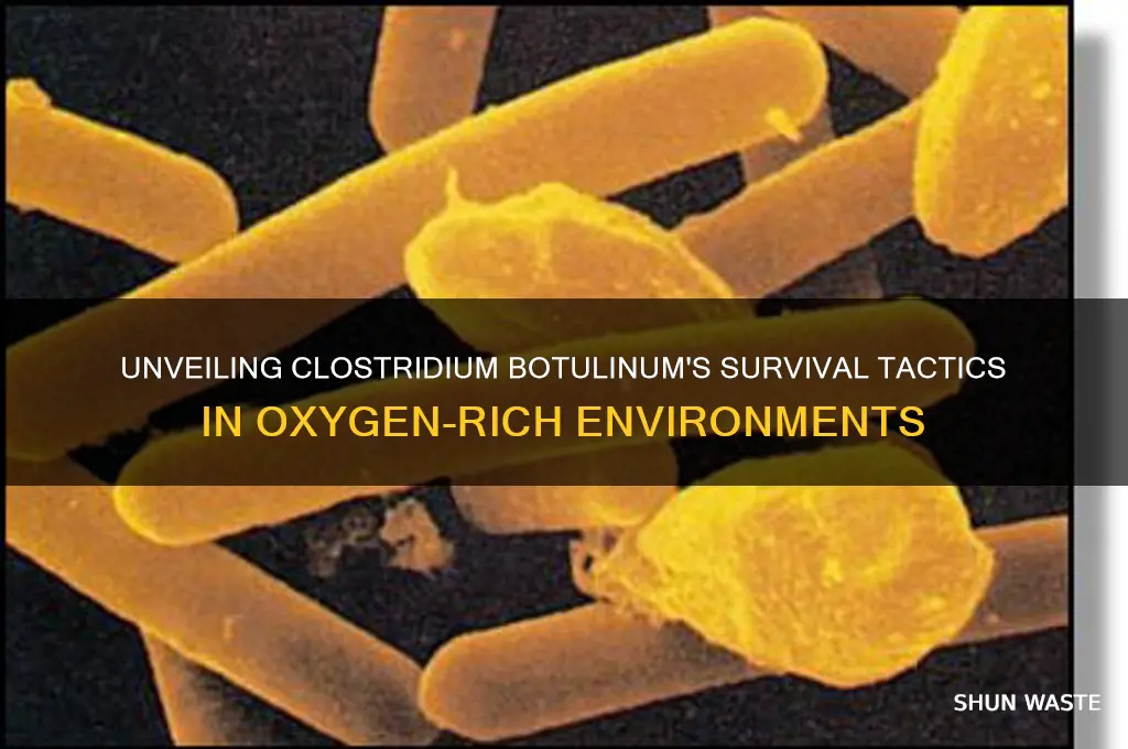 how can clostridium botulinum survive in oxygen reach environment