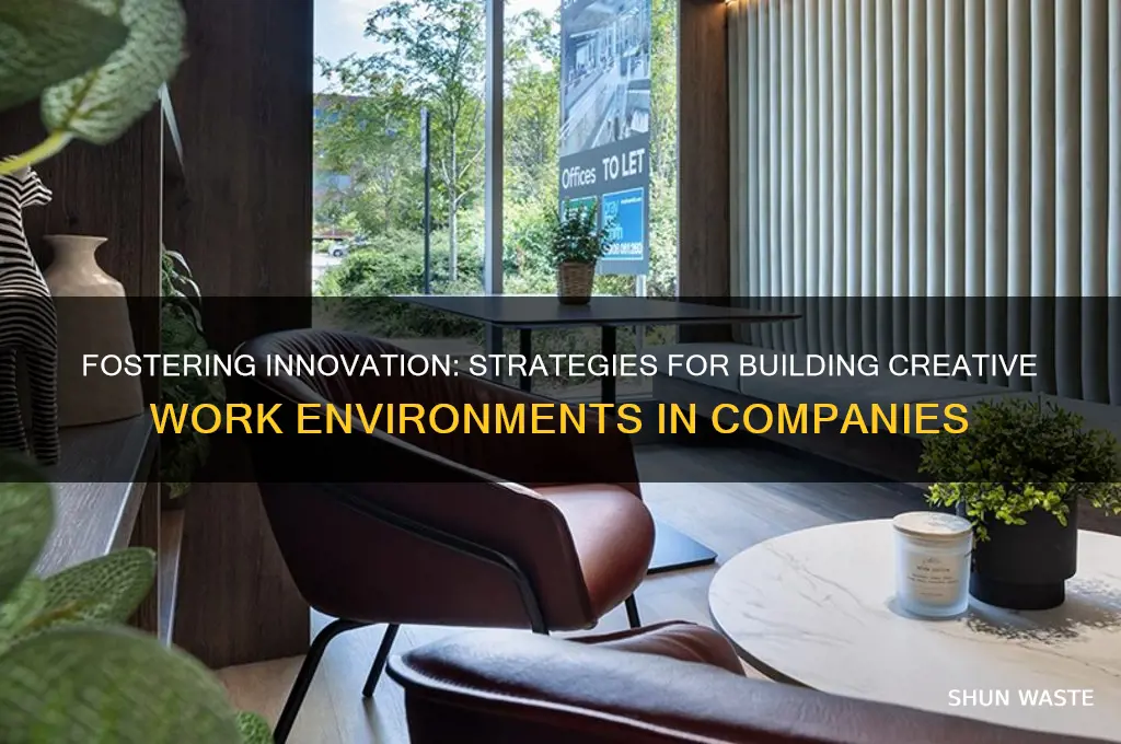 how can companies establish creative work environments