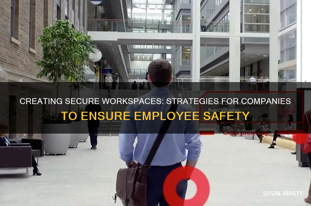how can companies provide a safe environment