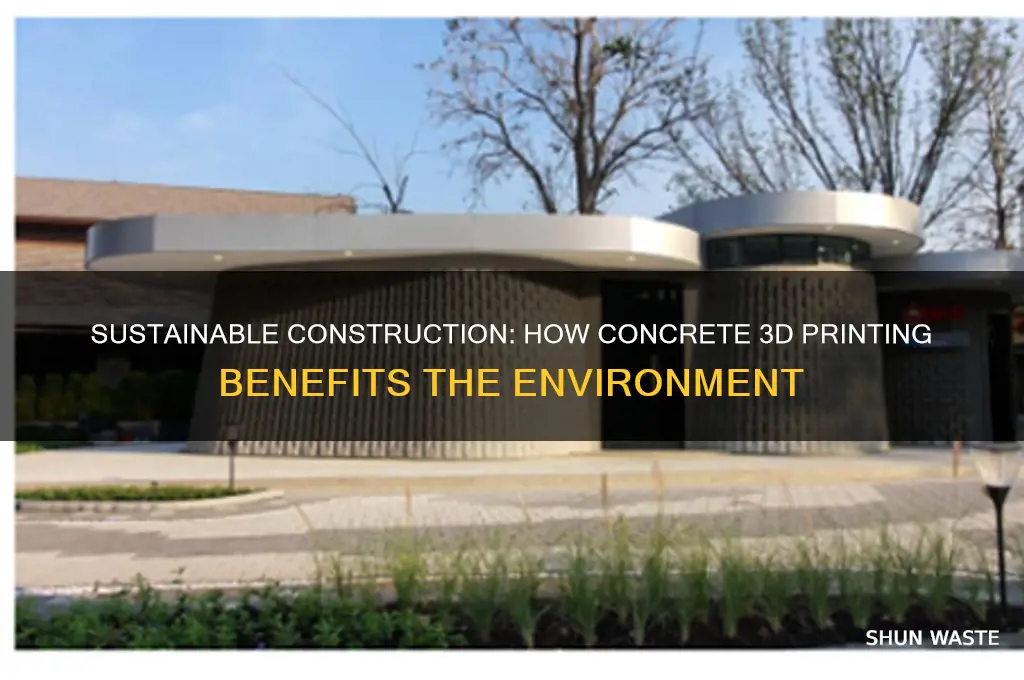 how can concrete 3d printing help the environment