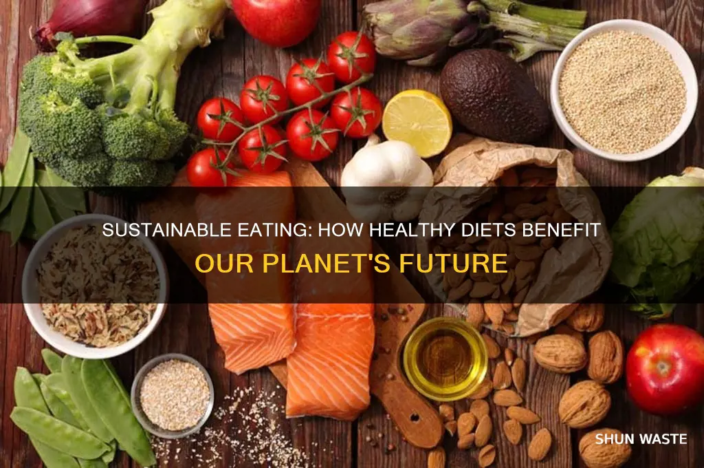 how can eating healthy help the environment