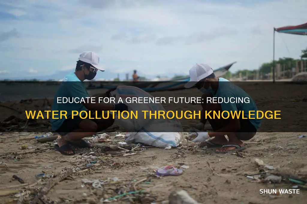 how can education help to reduce water pollution