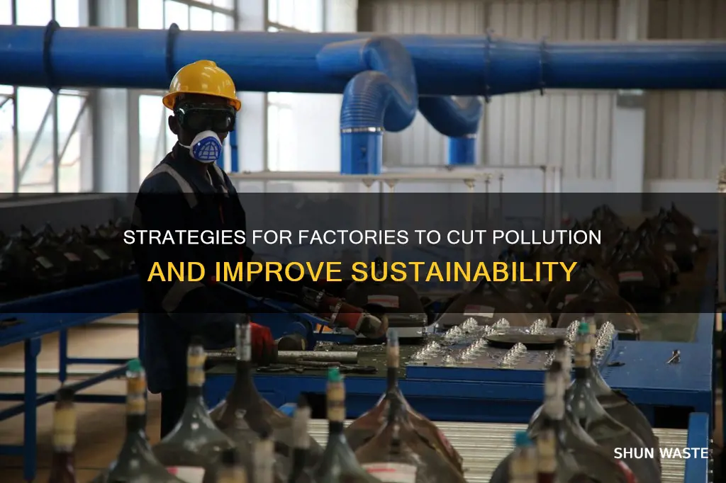 how can factories reduce pollution