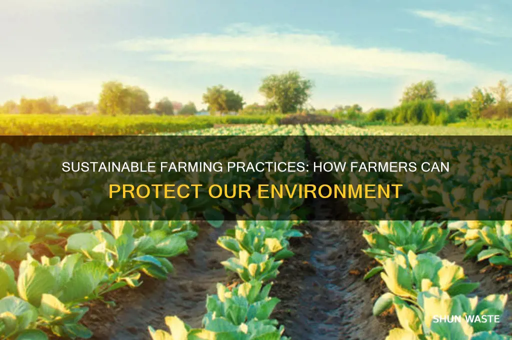 how can farmers help protect the environment