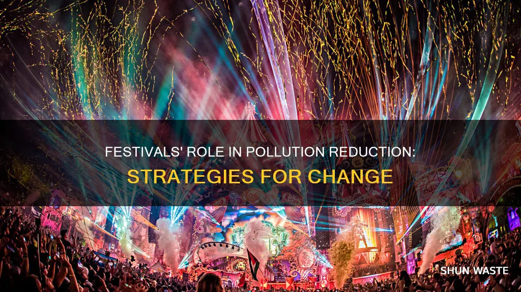 how can festivals reduce pollution