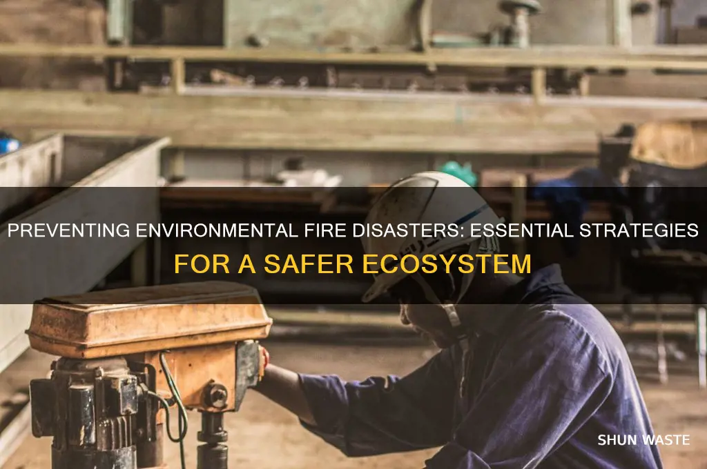 how can fire disasters be prevented in the environment