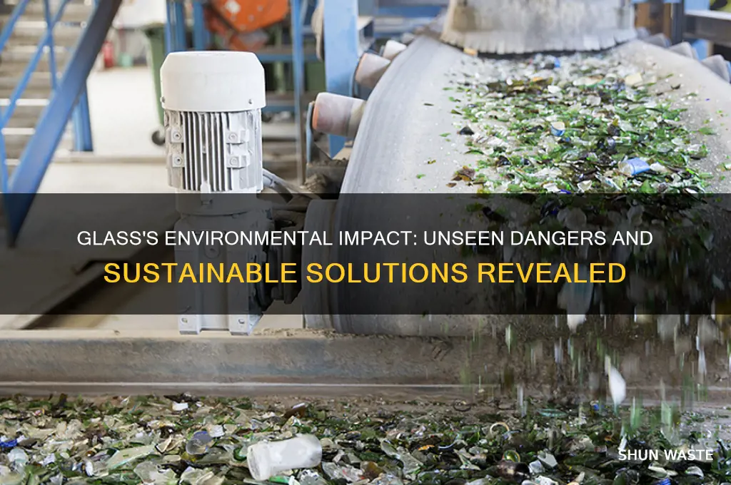 how can glass harm the environment