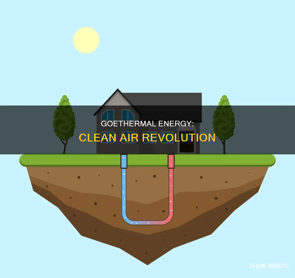 how can goethermal energy eliminate air pollution