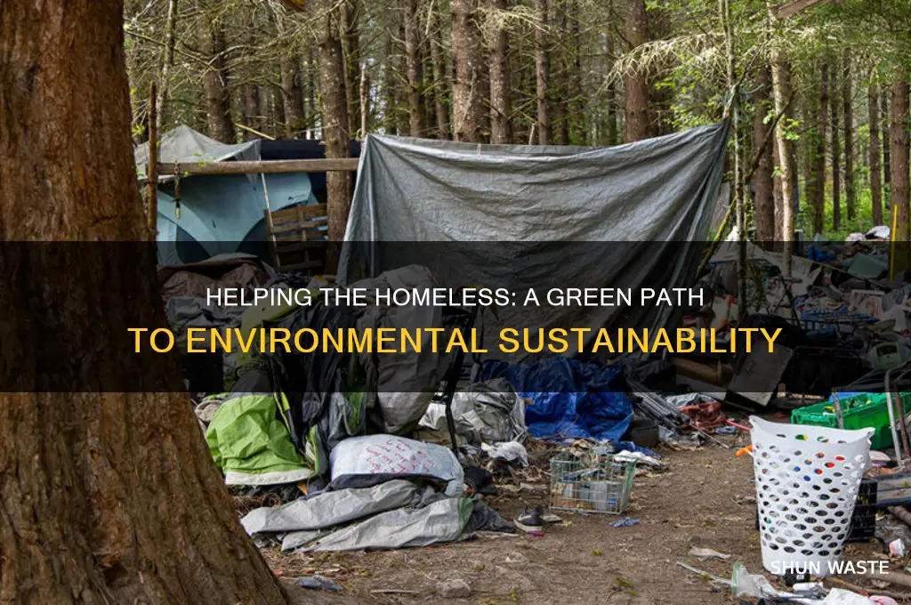 how can helping the homeless help the environement