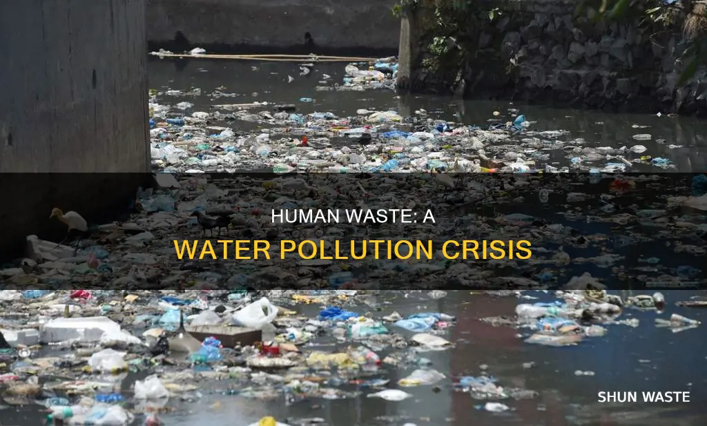 how can human waste cause water pollution