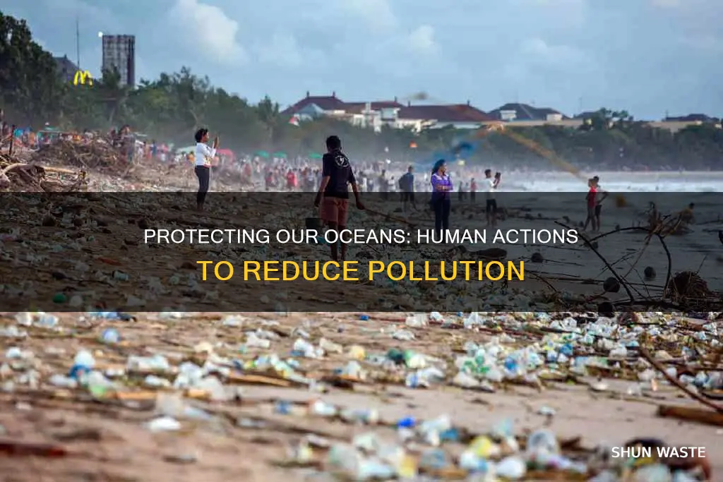 how can humans help ocean pollution