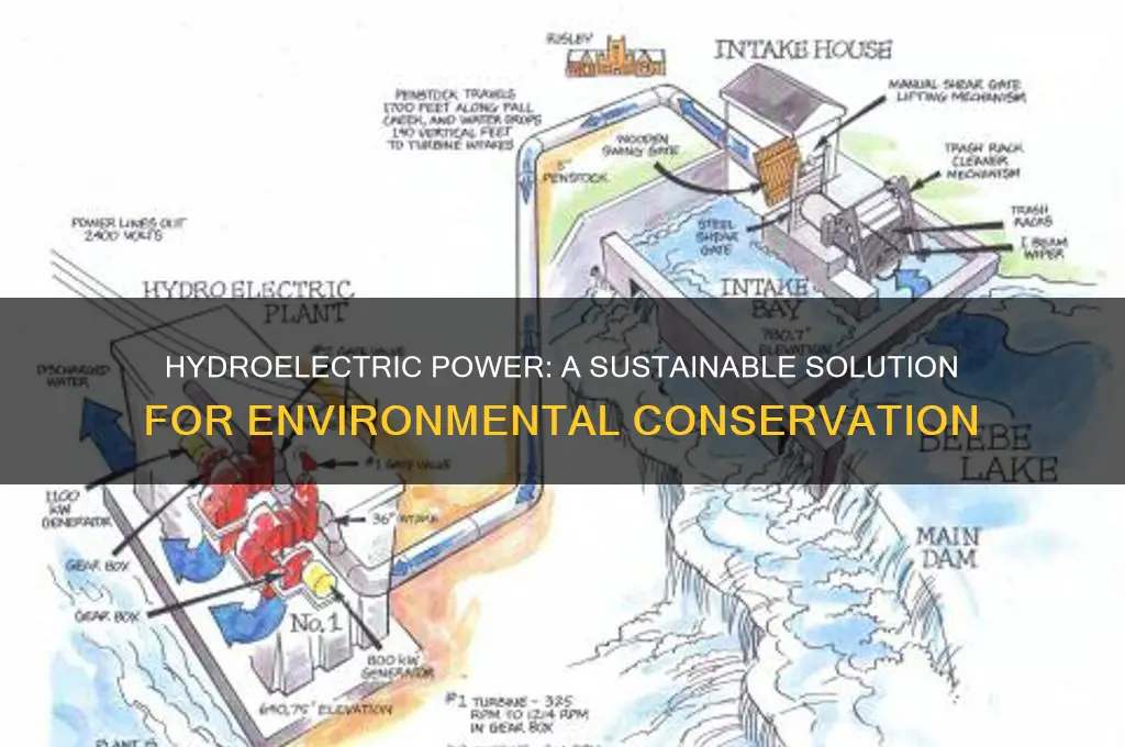 how can hydroelectricity help the environment