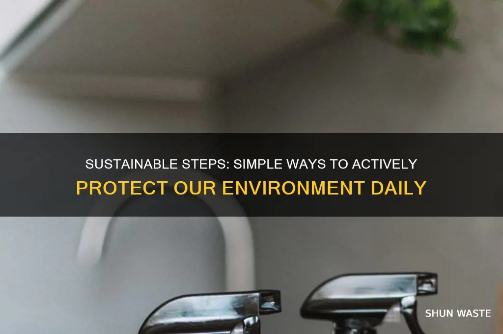 how can i be active in saving the environment