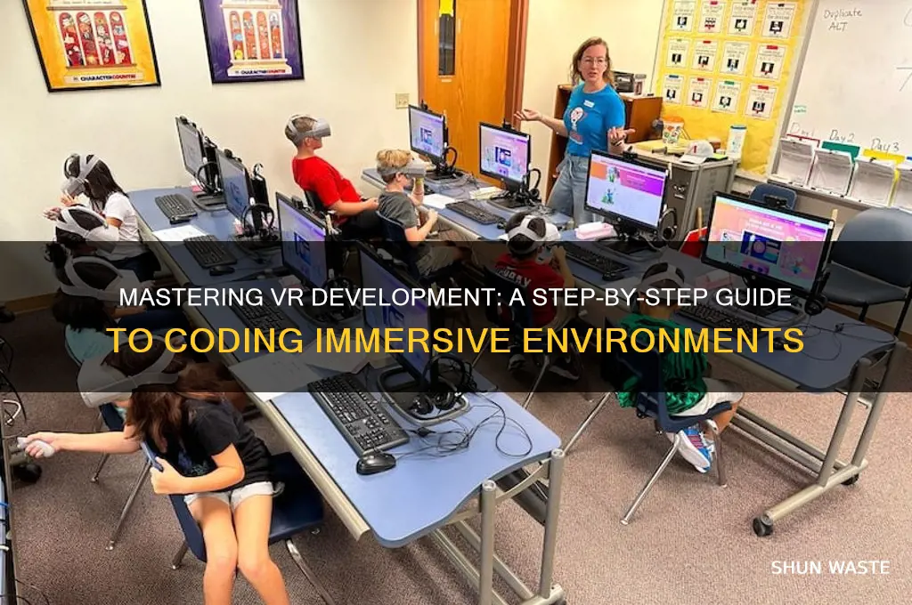 how can i code a vr environment
