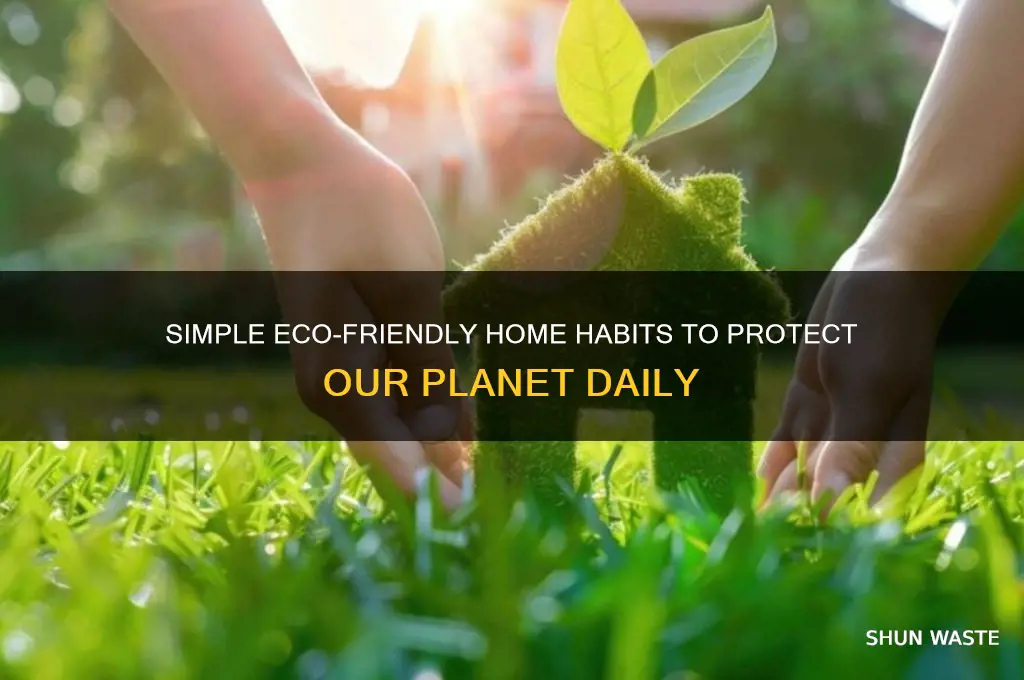 how can i help the environment at home