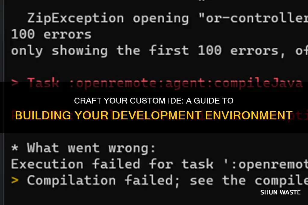how can i make my own integrated development environment