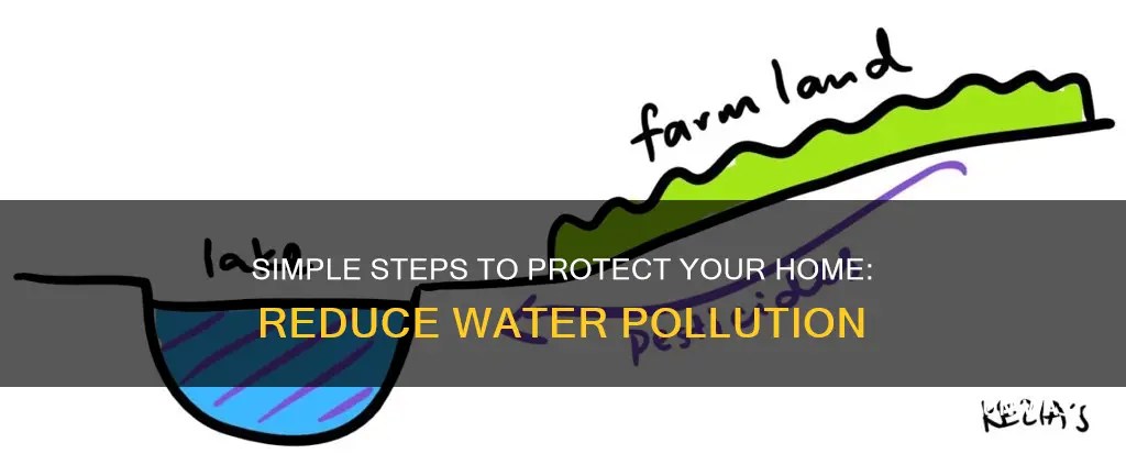 how can i reduce water pollution at home