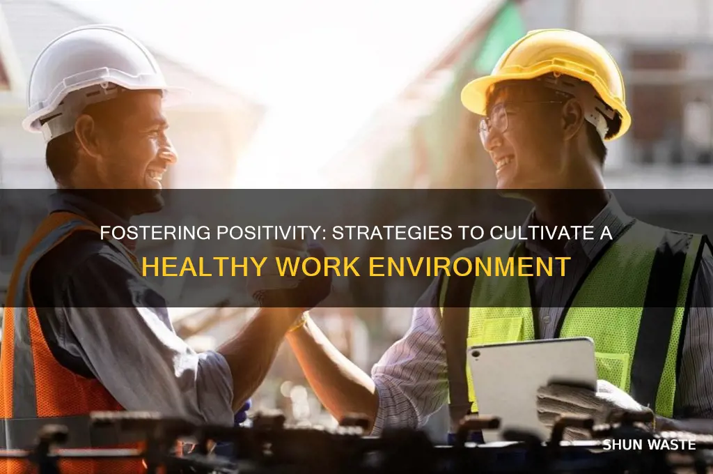 how can i support a positive work environment