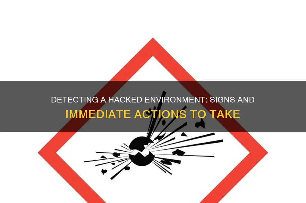 how can i tell if m environment has been hacked