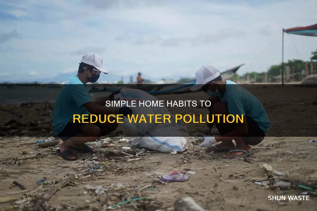 how can individuals prevent water pollution at home