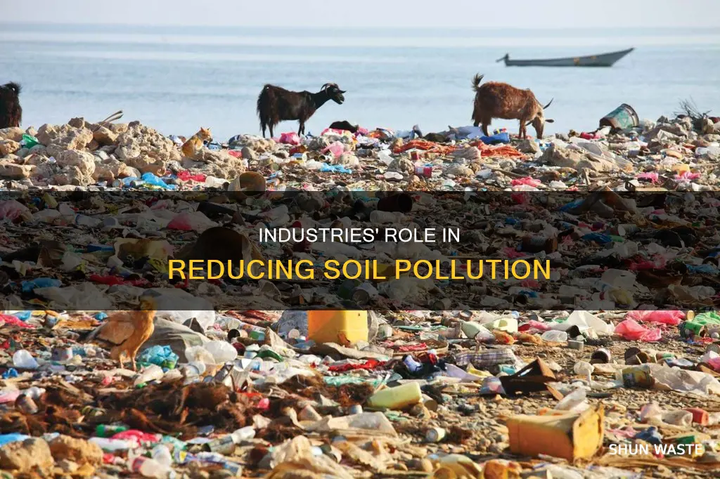 how can industries reduce soil pollution