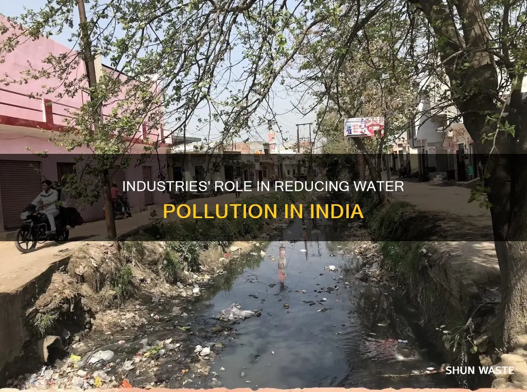 how can industries reduce water pollution in india