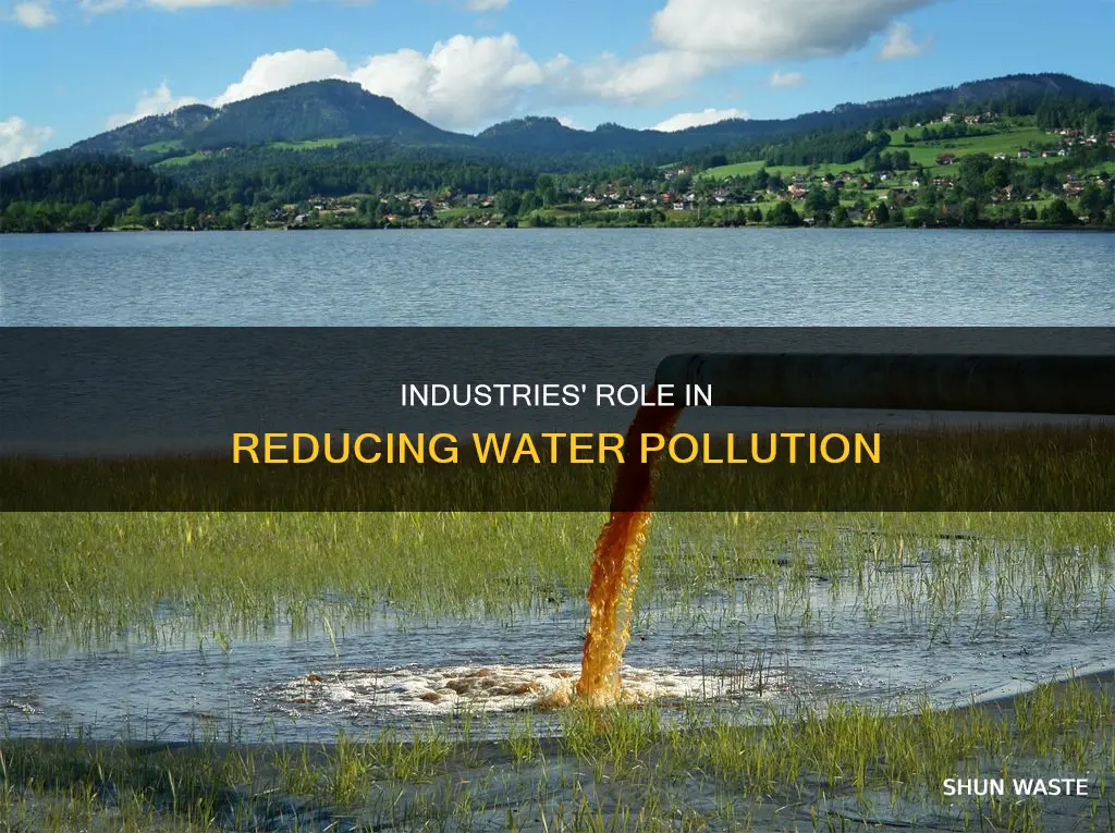 how can industries reduce water pollution