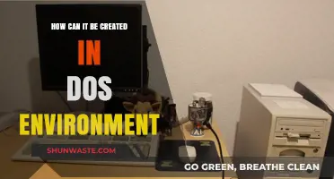 Creating Programs in DOS: A Step-by-Step Environment Setup Guide